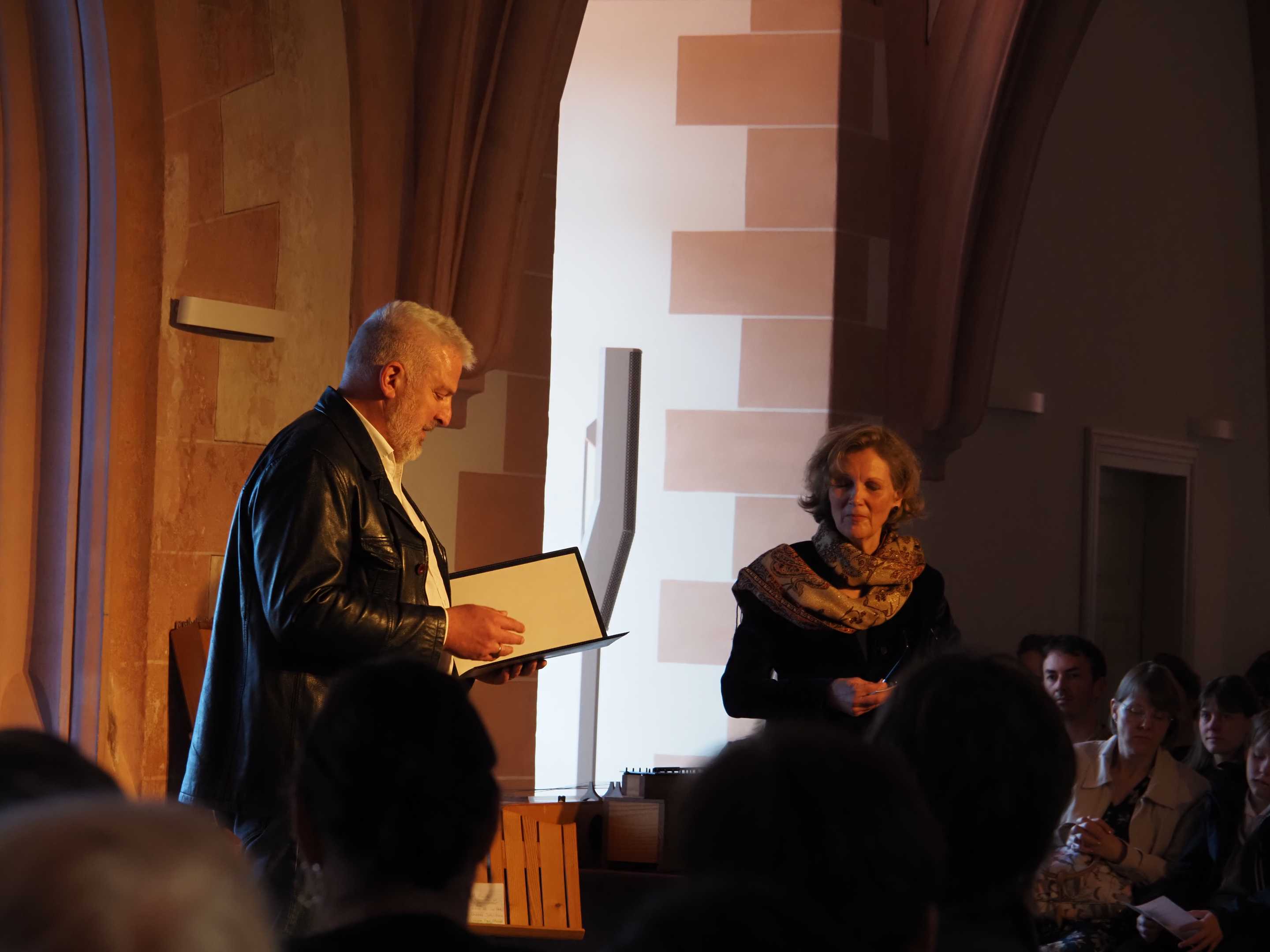 Begrüßungsrede durch Bürgermeister Tomas Lang. Foto: Arved Späth